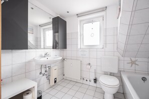 經典公寓客房, 1 間臥室, 非吸煙房 | 浴室 | 提供毛巾、番梘、洗頭水、廁紙