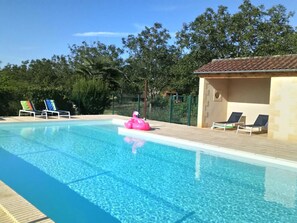 Pool - Périgord house with pool and wifi, pets allowed, near Domme (Daglan)