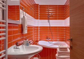 Badewanne, Handtücher