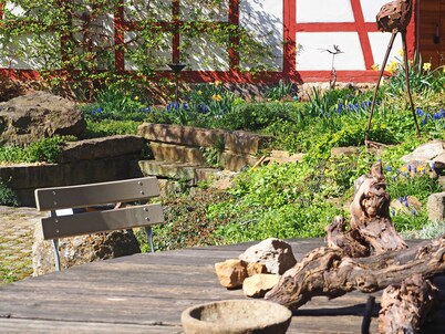 Vacation apartment "Hasennestle" on the organic farm