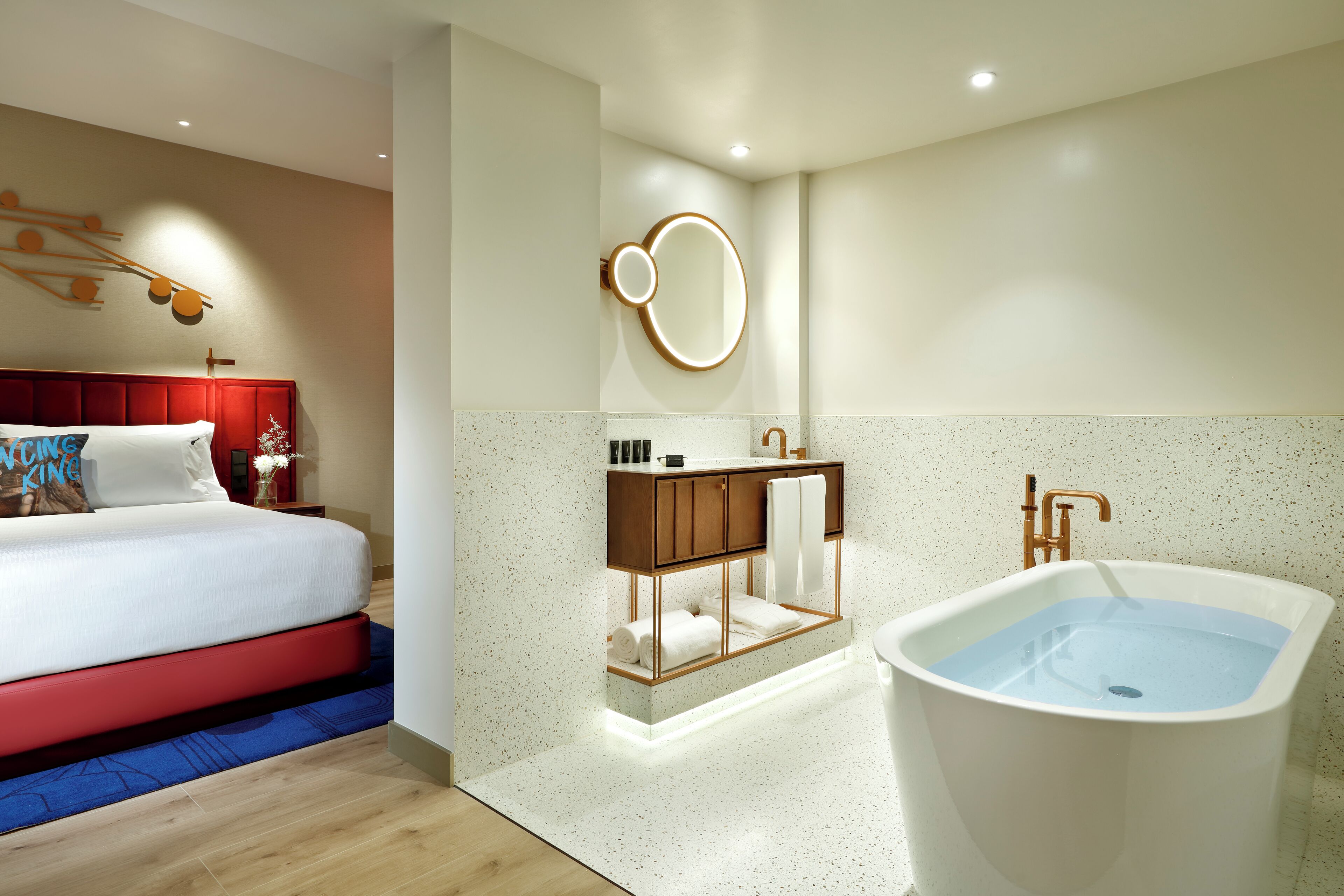 silver suite | bathroom | shower, rainfall showerhead, free toiletries, hair dryer