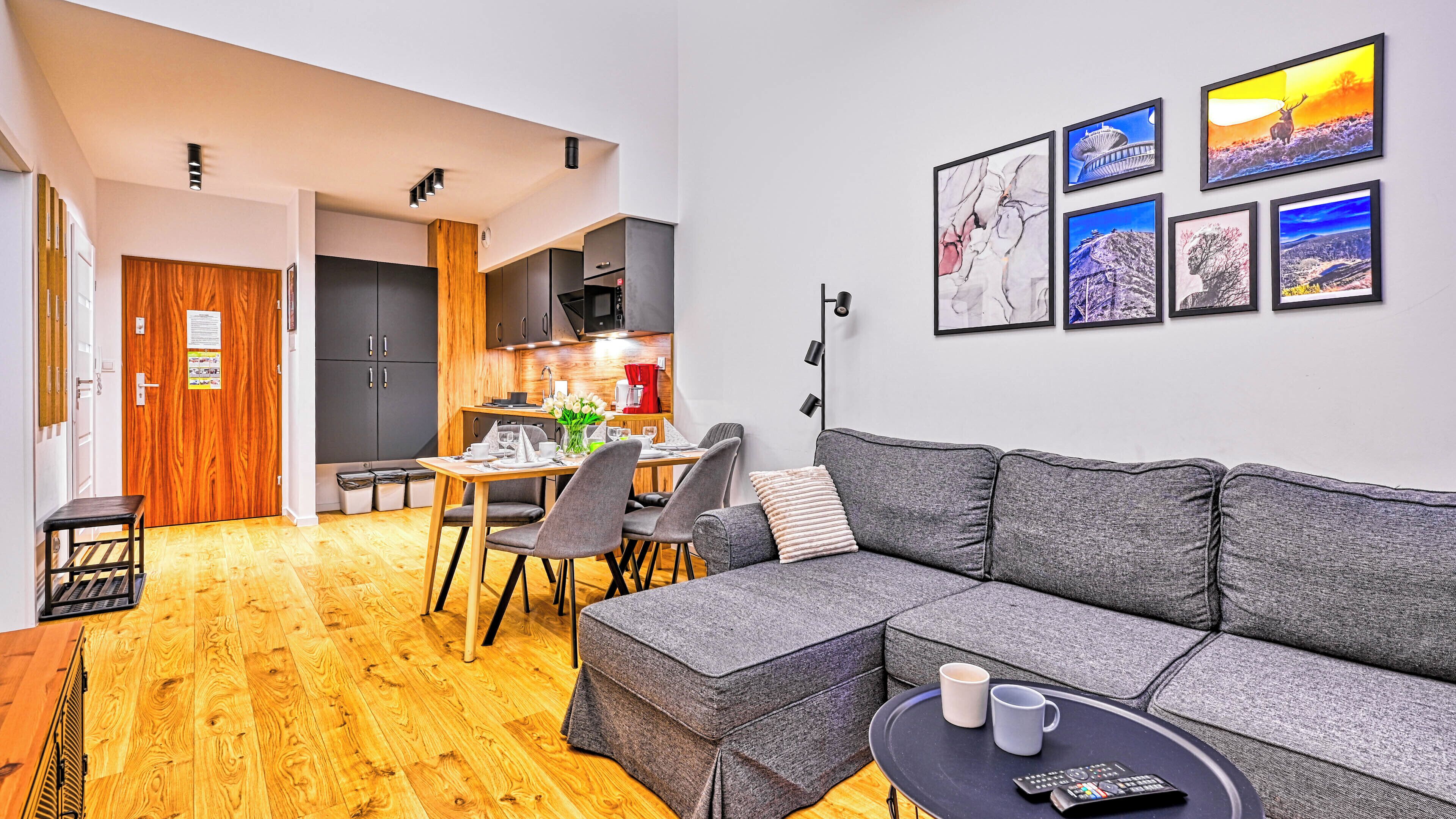 Apartment (20 D) | Living area | Flat-screen TV