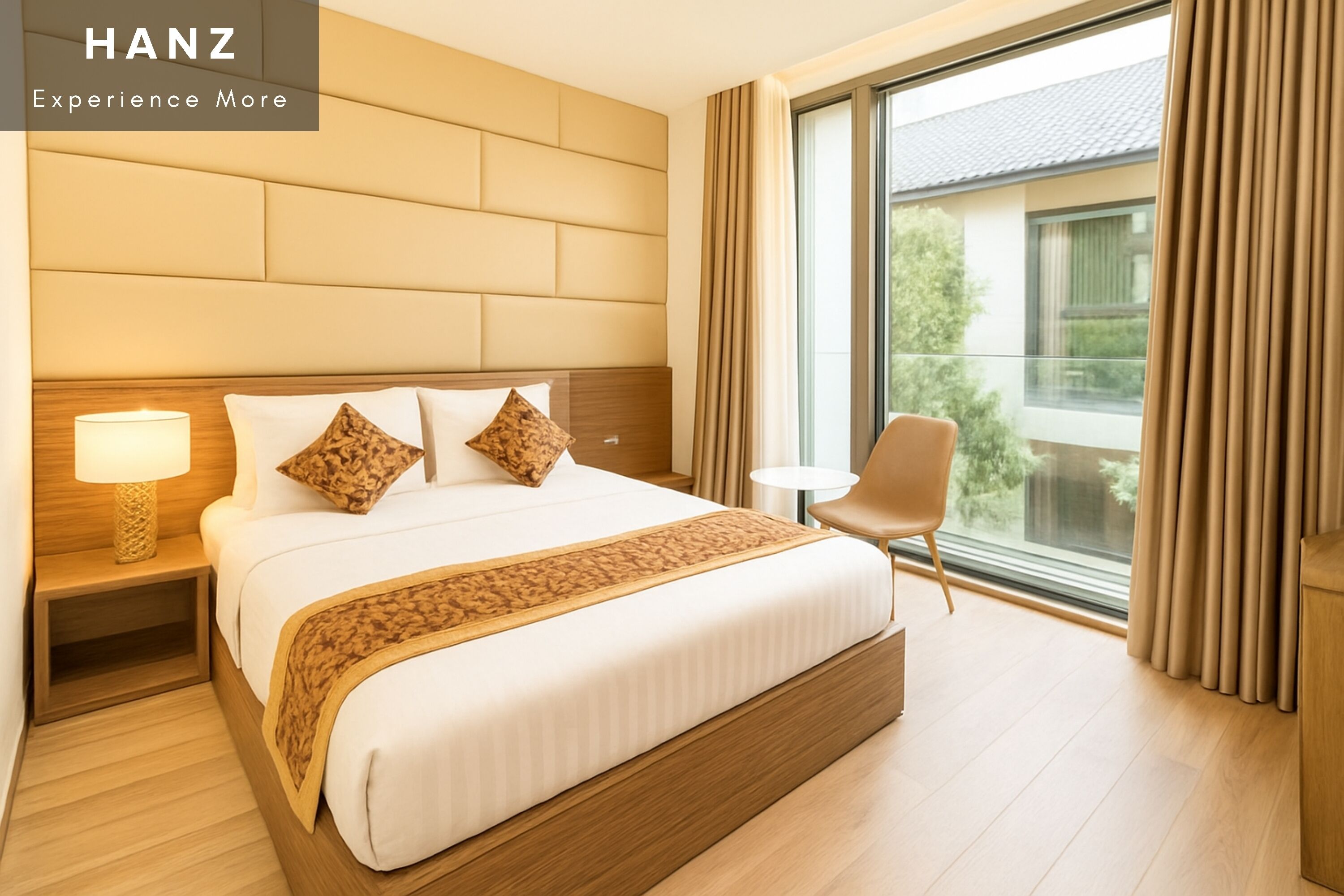 Deluxe Double Room, 1 Queen Bed, City View | Desk, laptop workspace, soundproofing, free WiFi