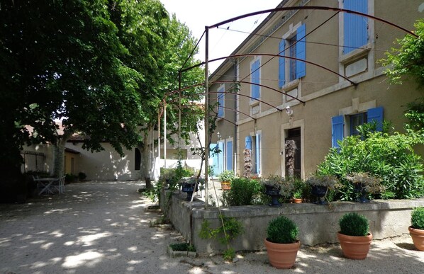 Property grounds - Domaine Les Rivales in the Provence, La Cigale (Cavaillon)