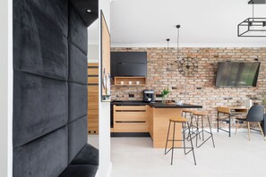 公寓, 1 间卧室, 露台 | 起居区