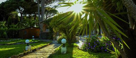 Overnattingsstedets uteområder