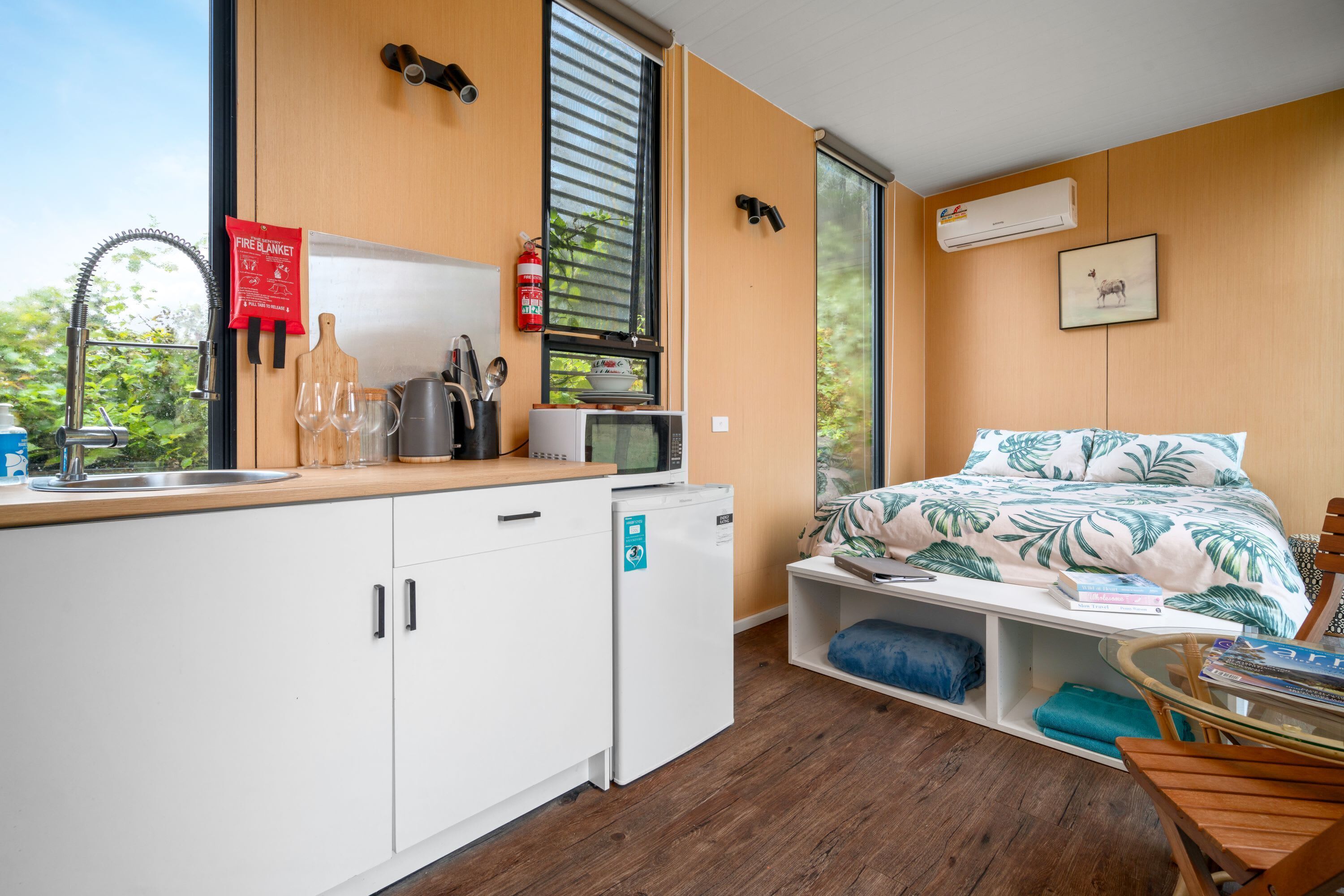 1 soveværelse, weekendseng, sengetøj