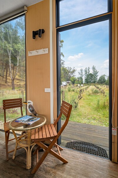 Alpaca Tiny House with Vineyard Lakeside by Tiny Away