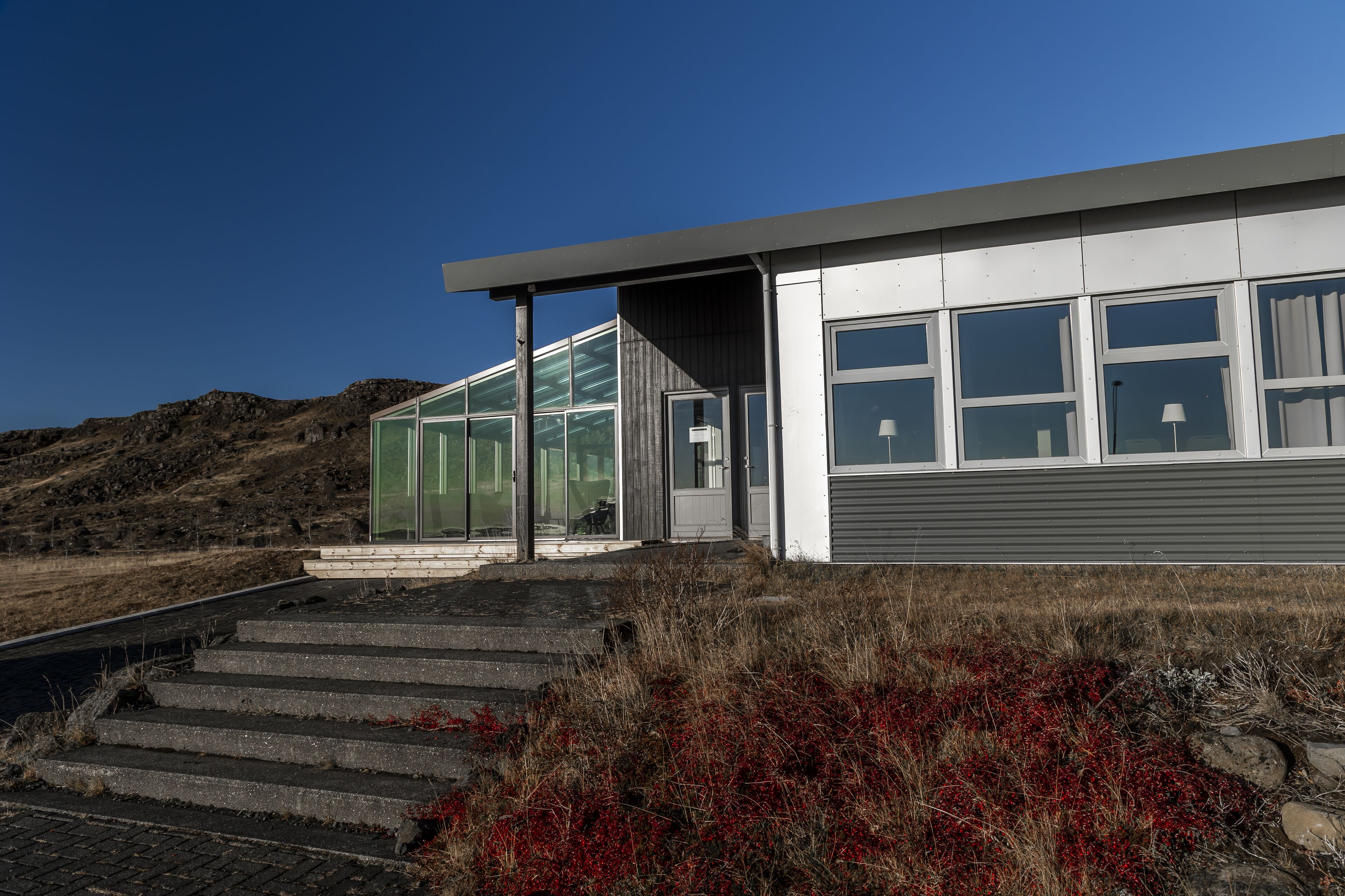 Façana frontal de l'allotjament