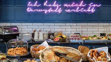 Daily buffet breakfast (EUR 18.00 per person)