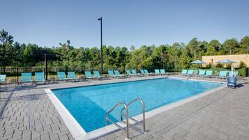 Seasonal outdoor pool