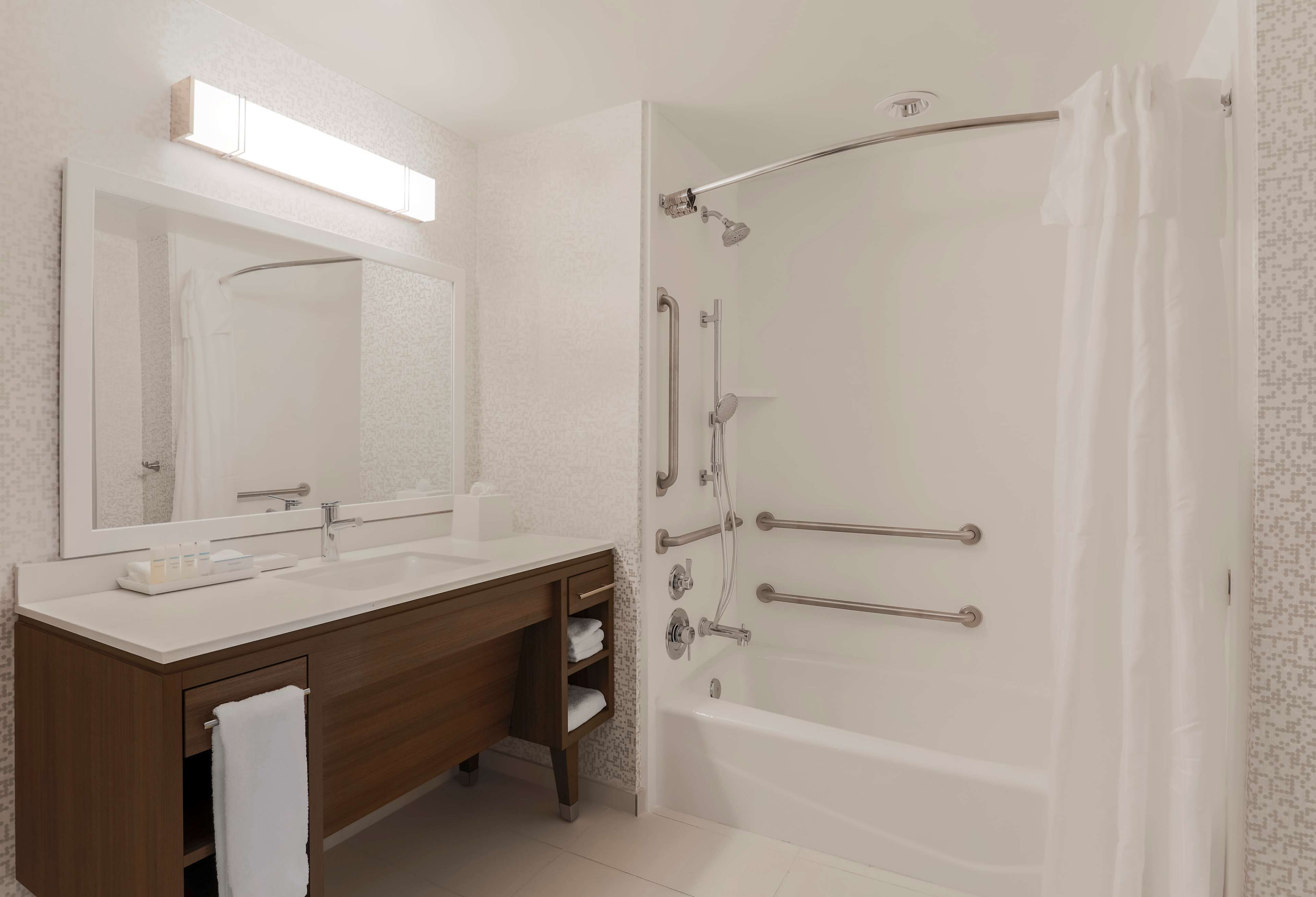 free toiletries, hair dryer, towels, soap