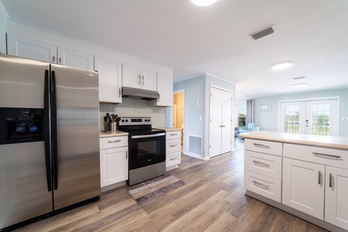 Beach House Steps from the Sand | Sleeps 9!