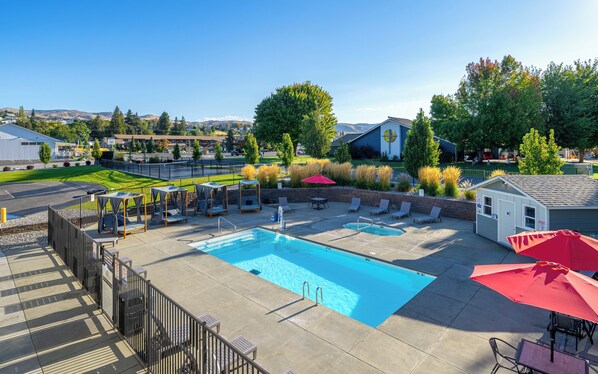 Alberca al aire libre 