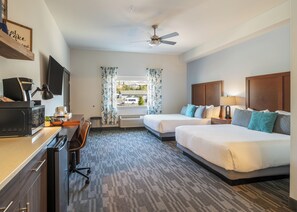 Deluxe Room, 2 Queen Beds | Blackout drapes, iron/ironing board, free WiFi, bed sheets