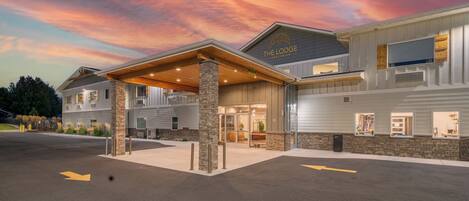 Façade de l’hébergement