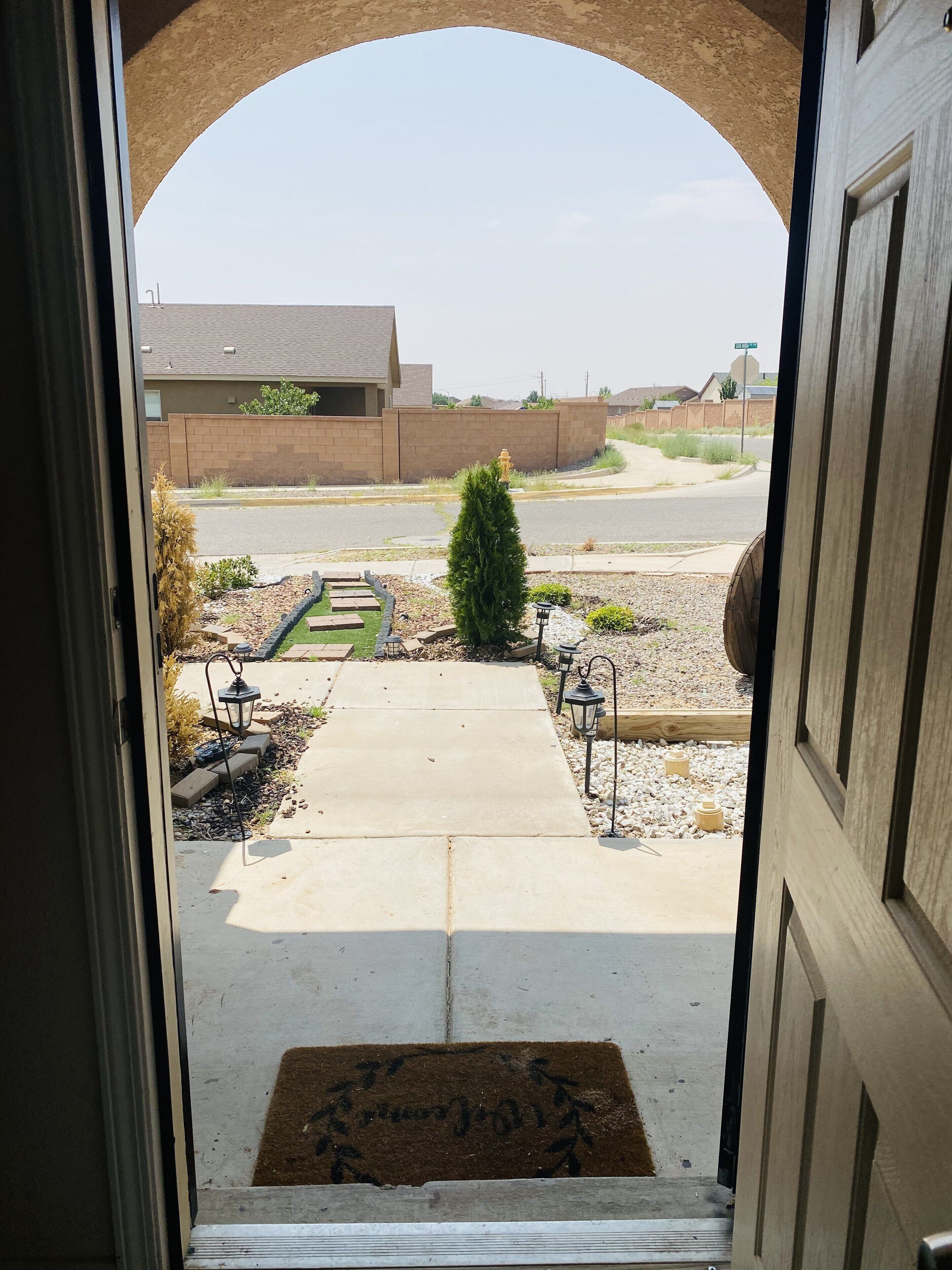 Vue depuis l’hébergement