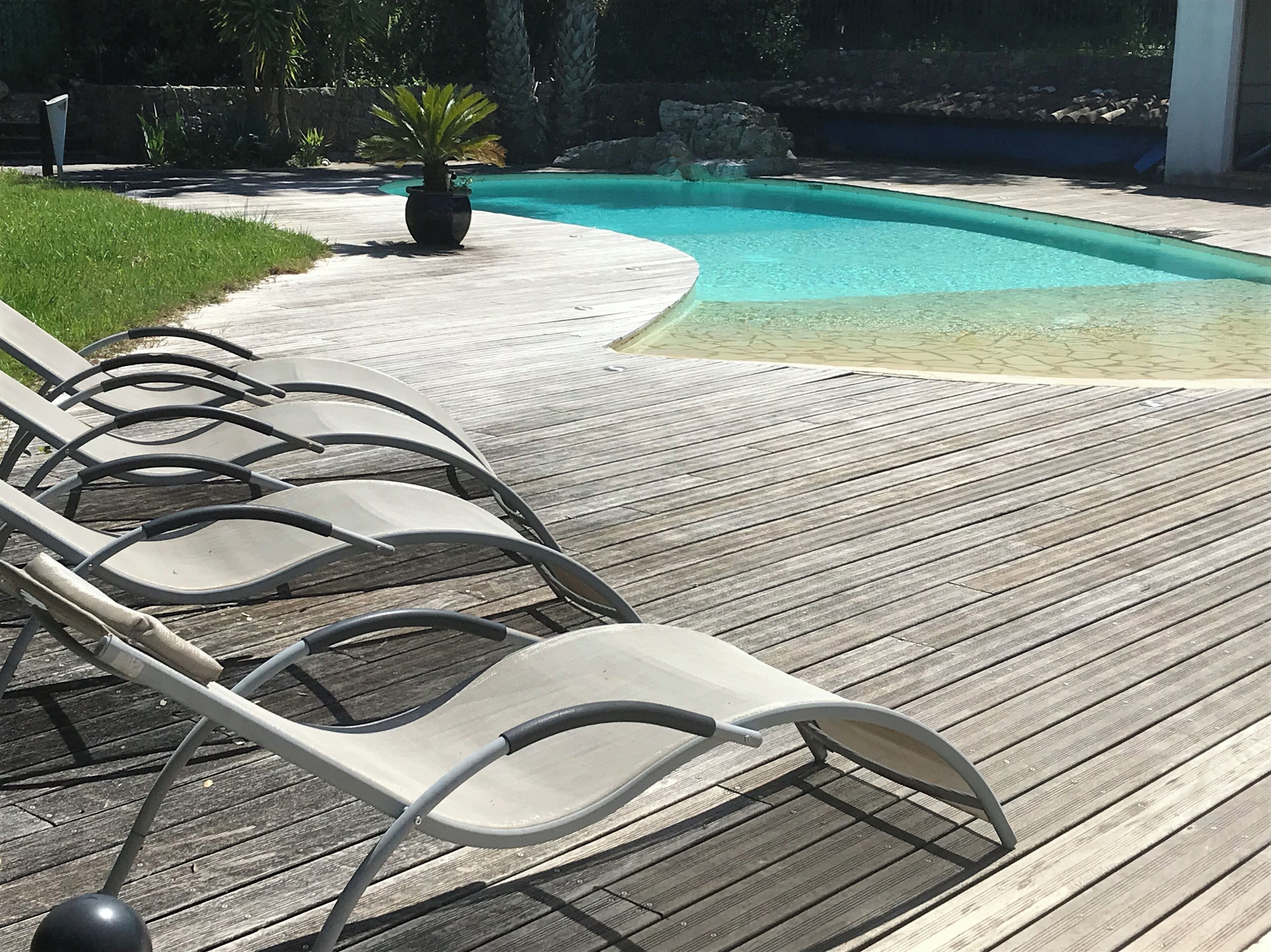 Piscine extérieure, piscine chauffée