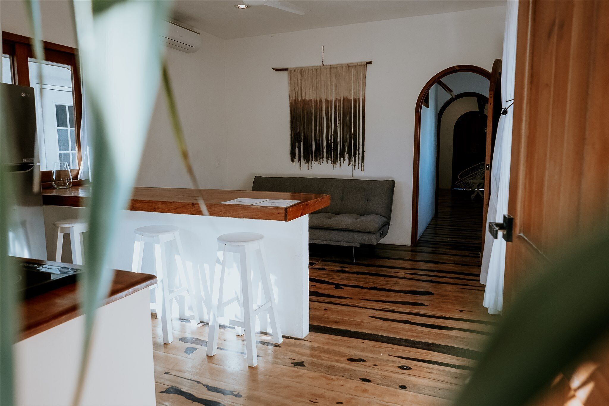 convenient location apartment | living area | smart tv, netflix, streaming services