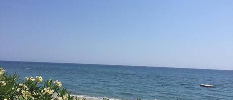 Beach nearby, sun-loungers