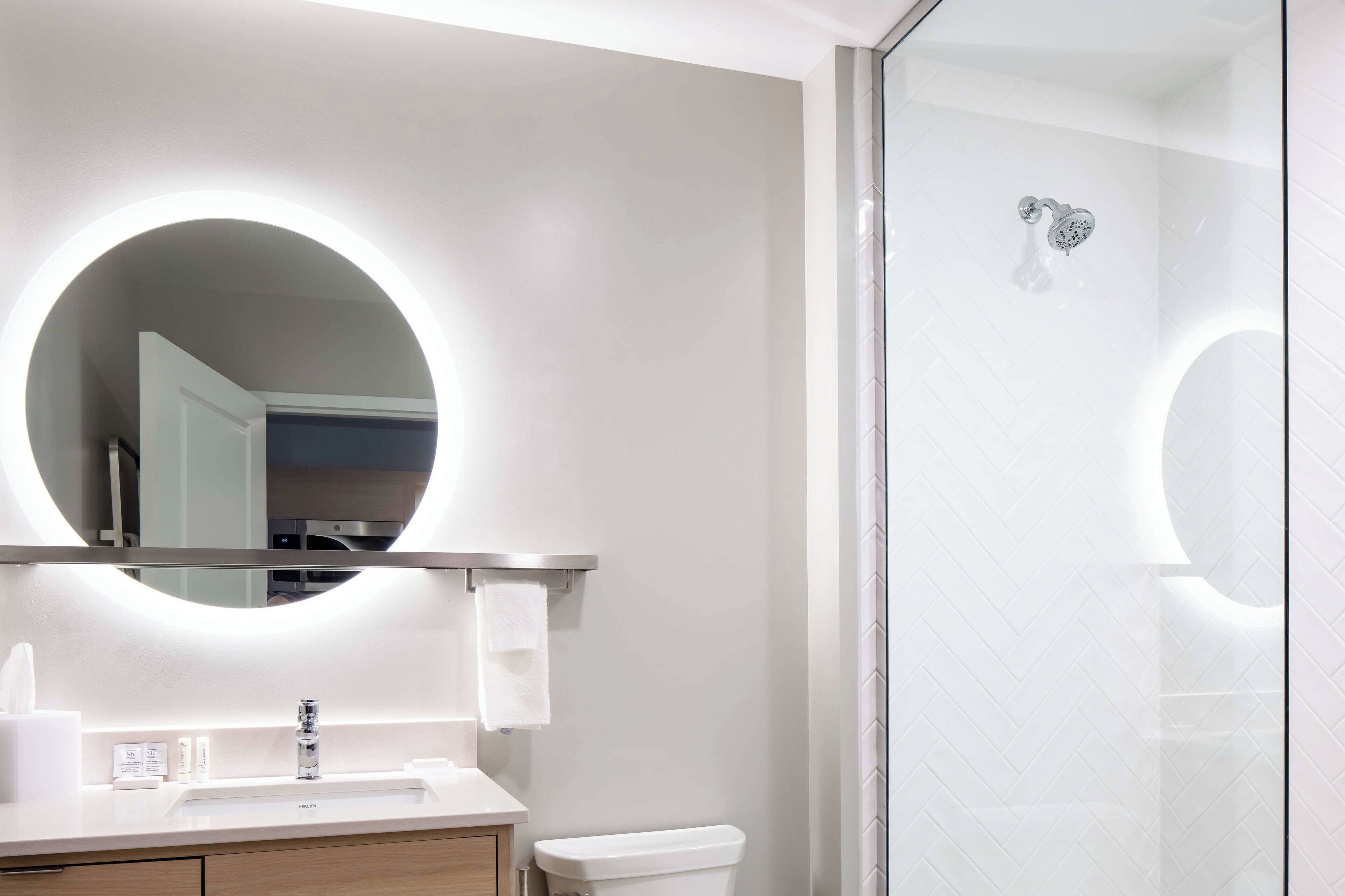 free toiletries, hair dryer, towels