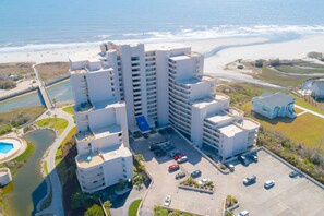 Exterior - Oceanfront 3B/3B Condo - Ocean Creek Resort Unit CC6 - Walk to Barefoot Landing! (Myrtle Beach)