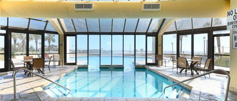 Indoor pool, outdoor pool