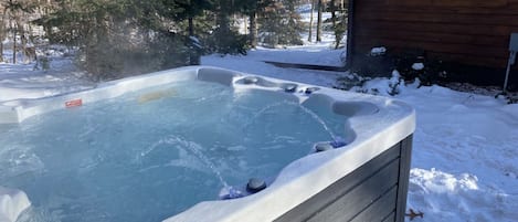 Idromassaggio all'aperto