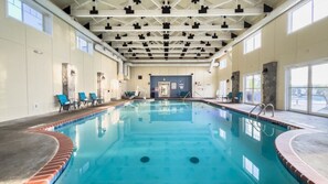 Indoor pool, a heated pool