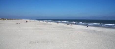 Beach nearby, sun-loungers