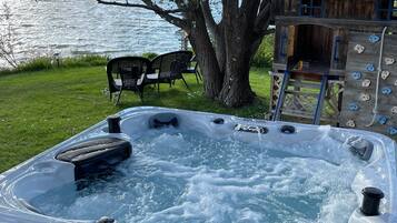 Idromassaggio all'aperto