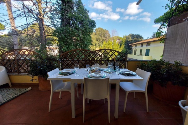 Terrace. Terrace for moment of relax