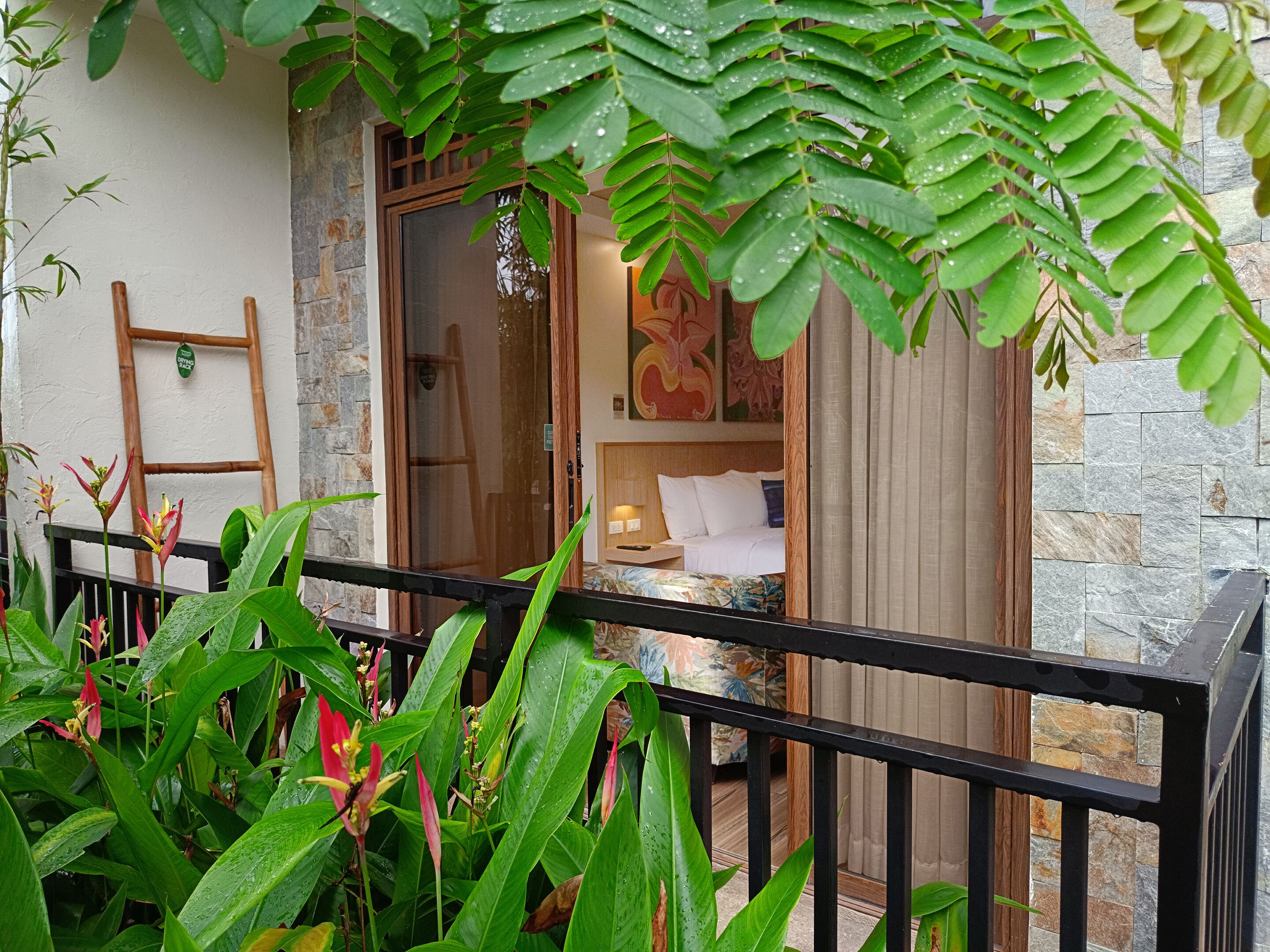 Deluxe Room - Double Room with Garden View | Terrace/patio