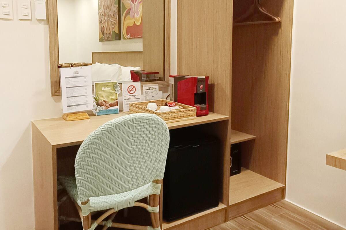 Standard Double Room, 1 King Bed, Resort View | Minibar, desk, laptop workspace, blackout drapes