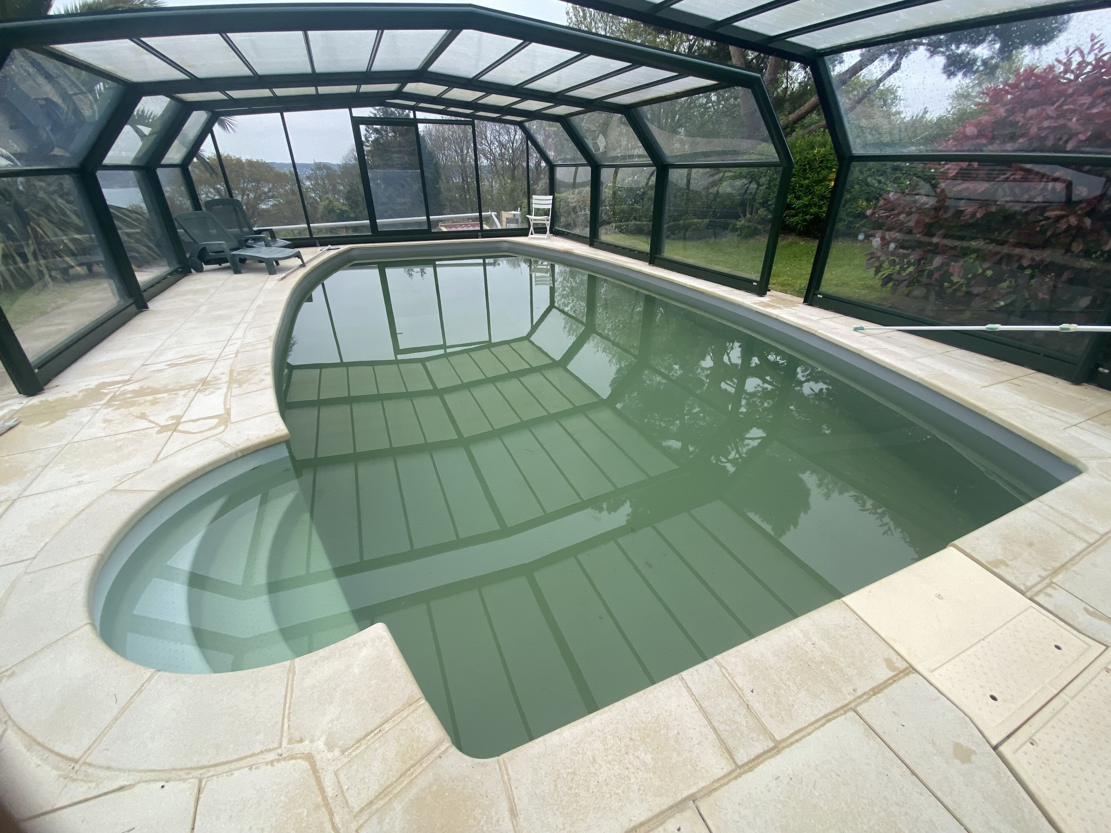 Indoor pool, a heated pool