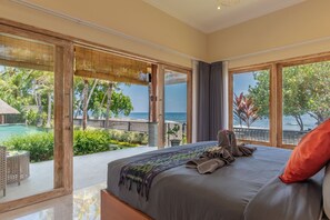 Chambre Luxe, 1 chambre, accès piscine, vue piscine | Vue de la chambre