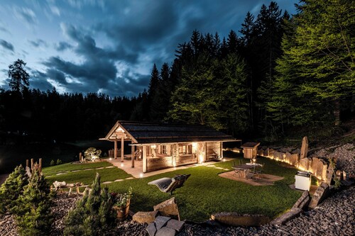 La Mendola Alm-Chalet in Trentino/Südtirol mit Bergblick, Sauna, Garten und WLAN