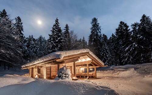 La Mendola Alm-Chalet in Trentino/South Tyrol with Mountain View, Sauna, Garden & Wi-Fi