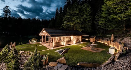 La Mendola Alm-Chalet in Trentino/South Tyrol with Mountain View, Sauna, Garden & Wi-Fi