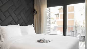 2 間睡房、意大利 Frette 床單、高級寢具、記憶棉床墊