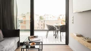 Penthouse Suite | 客廳 | 43 吋智能電視連衛星電視頻道、電視、平板電腦