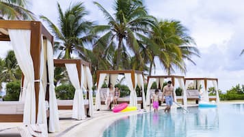 9 outdoor pools, cabanas (surcharge), pool umbrellas