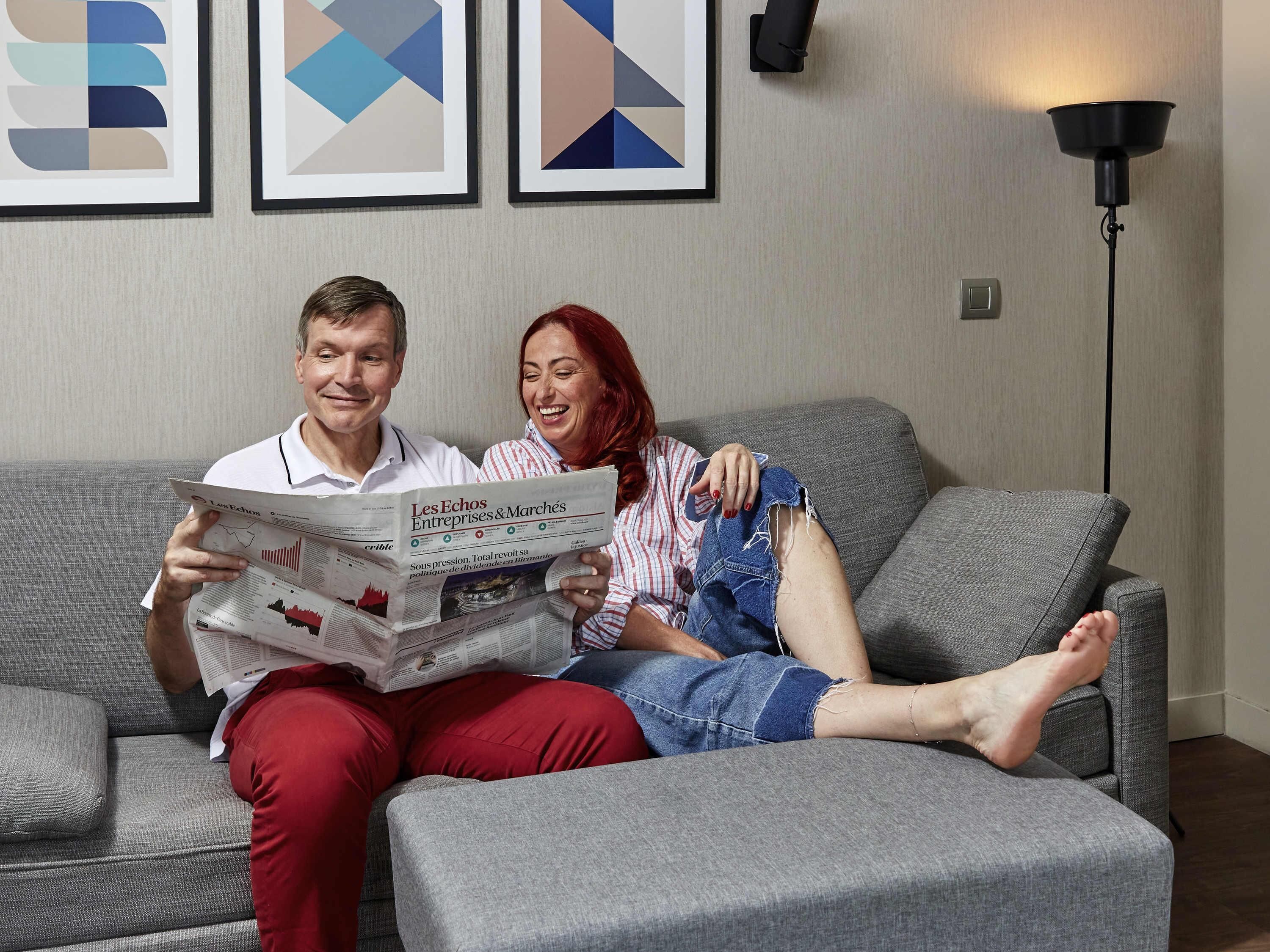 Bureau, chambres insonorisées, lits bébé (gratuits), Wi-Fi gratuit