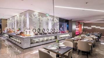 Buffet breakfast for a fee