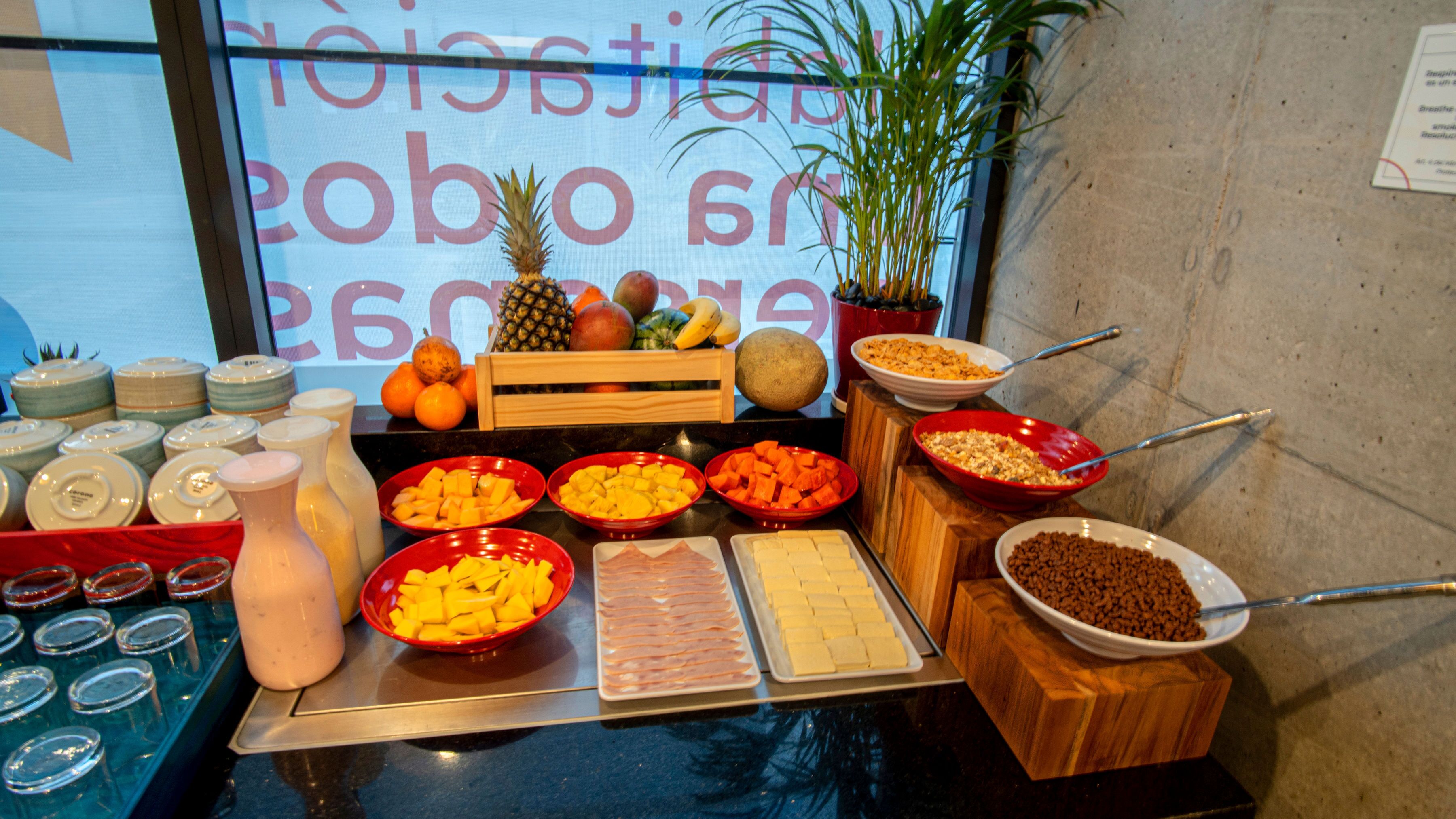 daily buffet breakfast (cop 33000 per person)