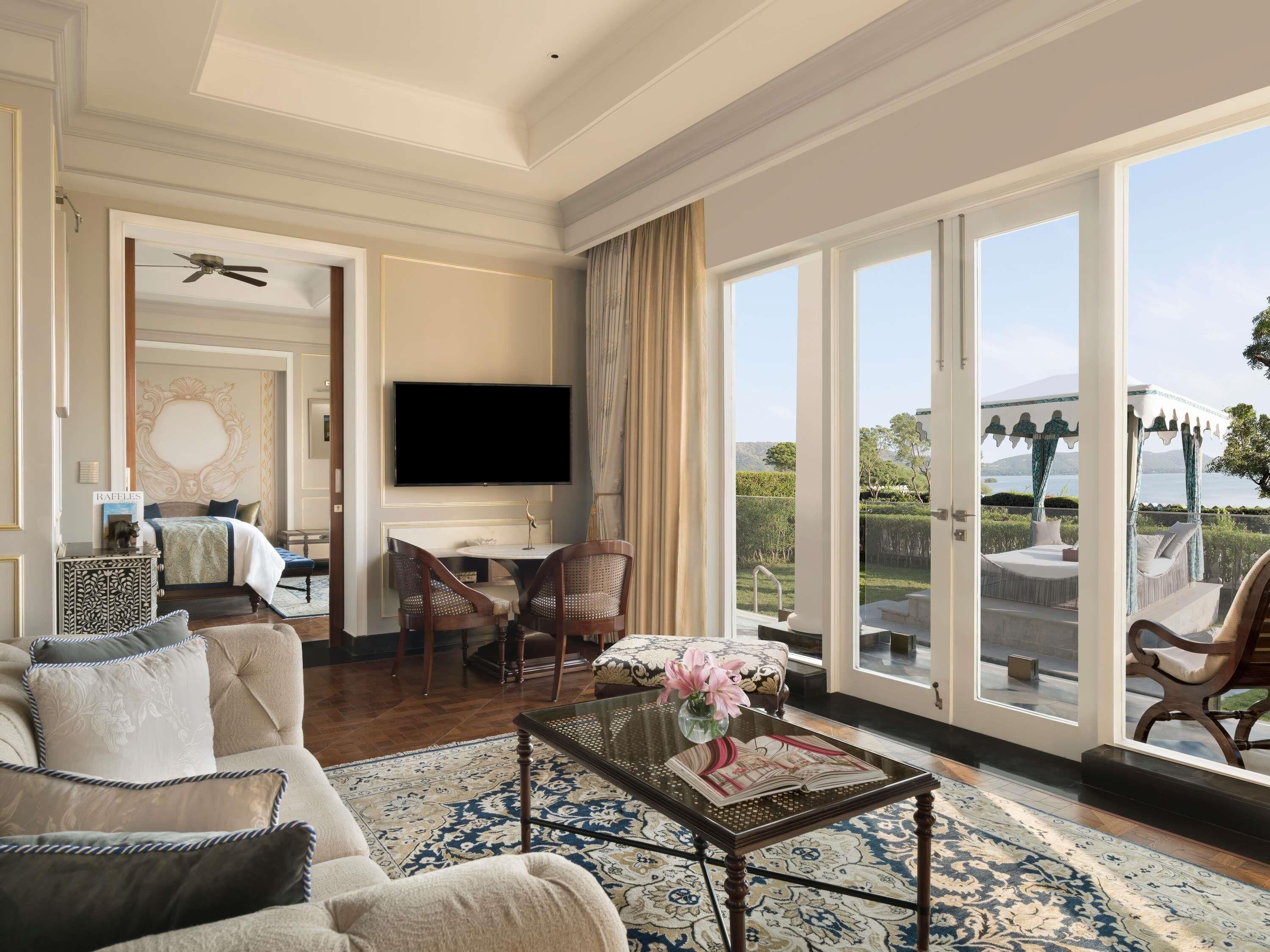 Raffles, 行政套房, 1 张特大床 | 埃及棉床单、高档床上用品、迷你吧、客房内保险箱