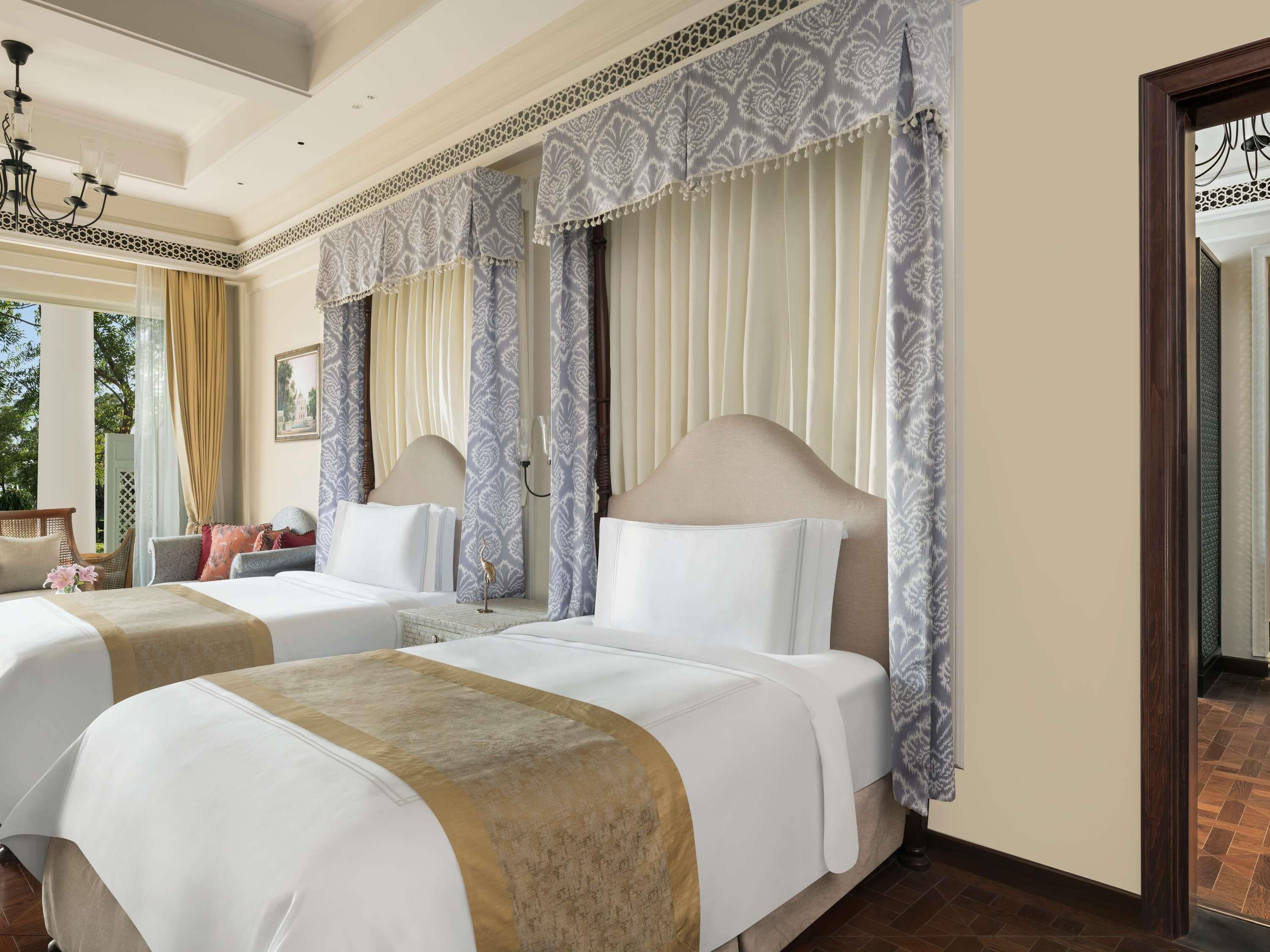 Sábanas de algodón egipcio, ropa de cama de alta calidad y minibar 