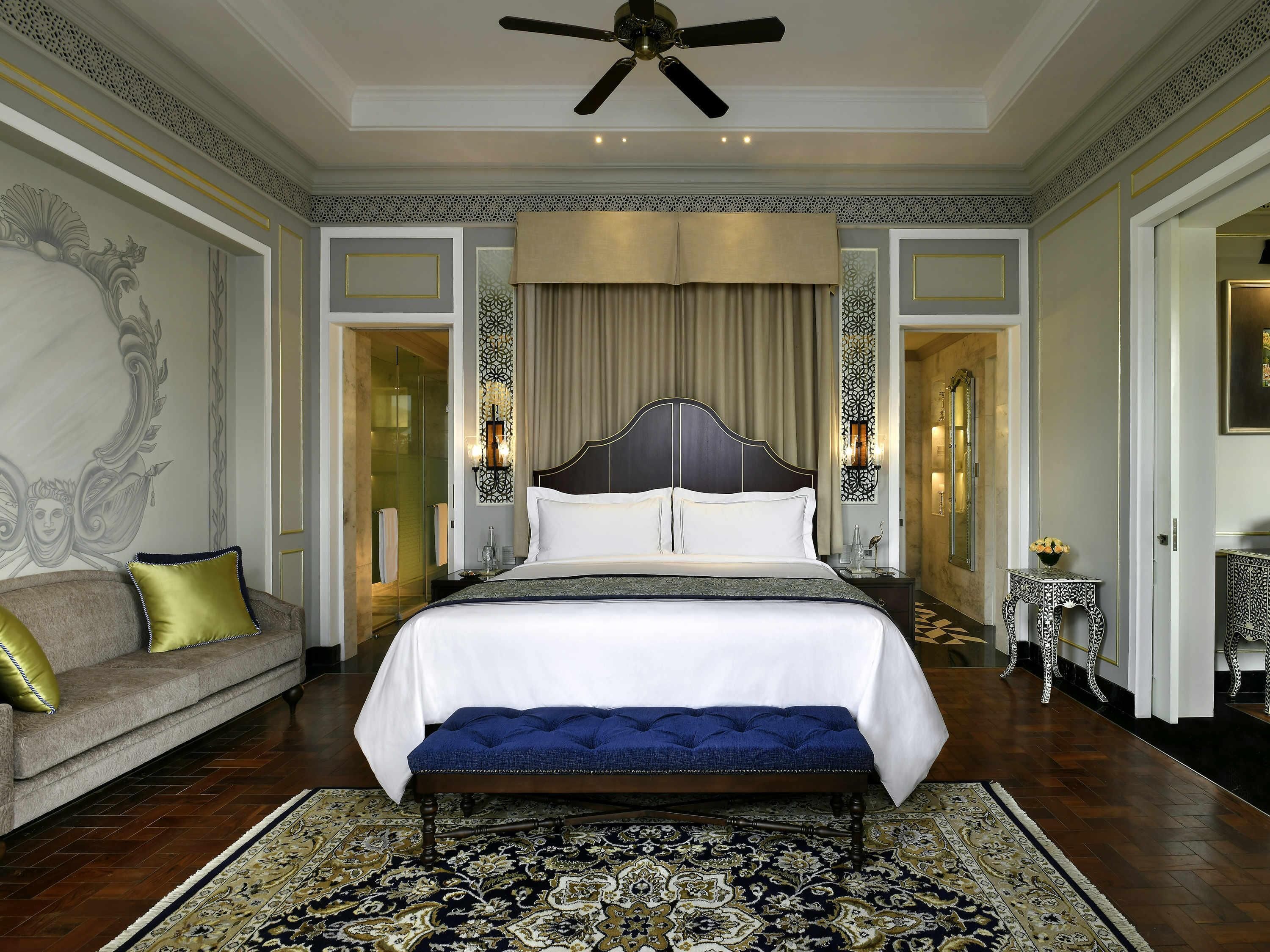 Raffles Manor Suite | Egyptian cotton sheets, premium bedding, minibar, in-room safe