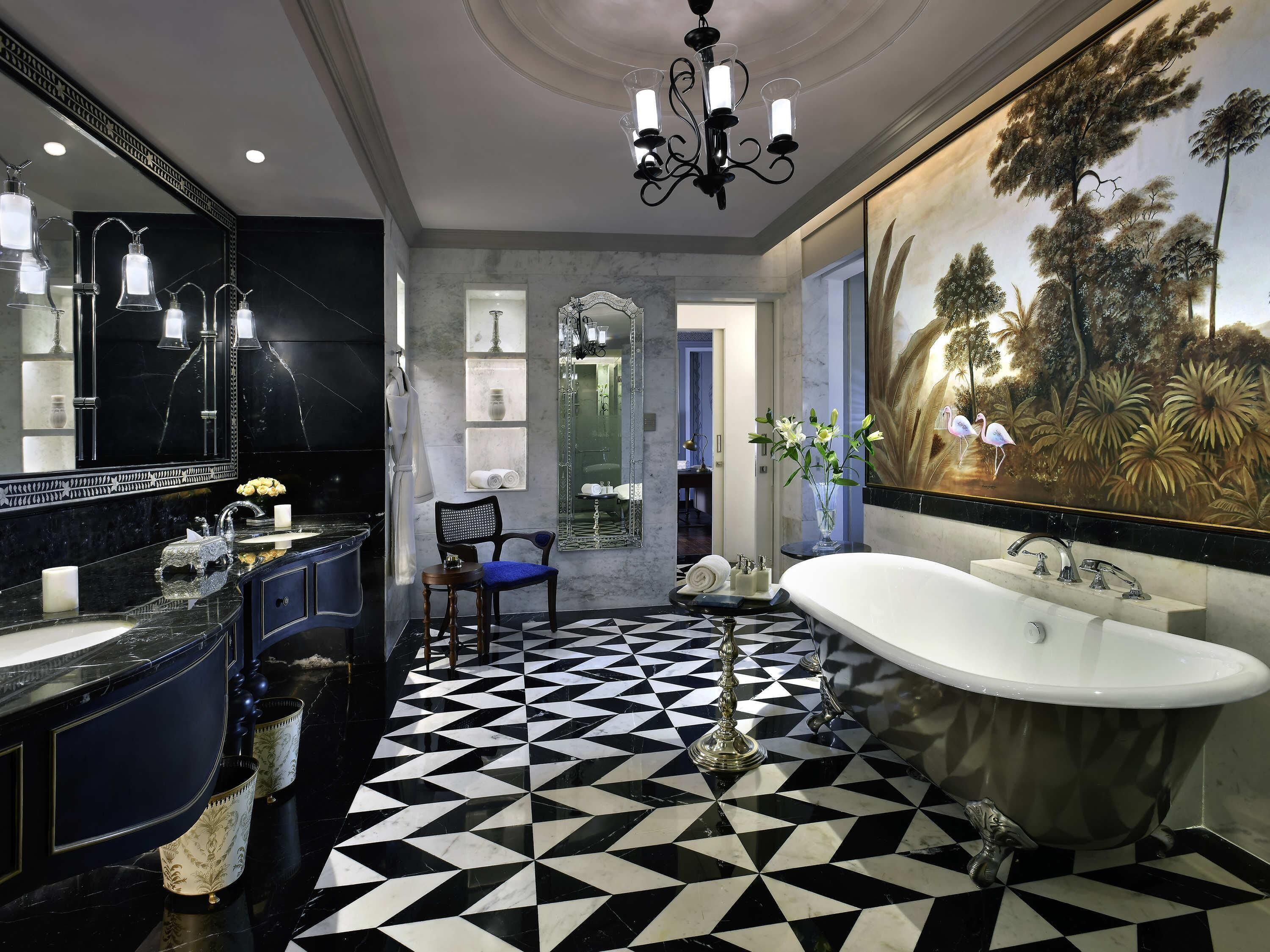 Sábanas de algodón egipcio, ropa de cama de alta calidad y minibar 