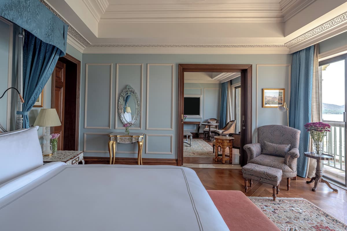 Suite, Seeseite | 1 Schlafzimmer, Bettwäsche aus ägyptischer Baumwolle